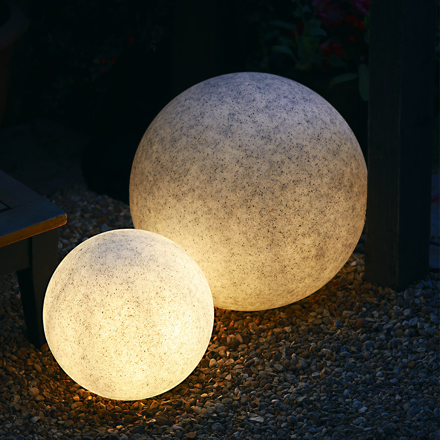 Displacement Sammenlignelig burst Landscape E27 LED Small Stone Effect Garden Ball Light - Time LED